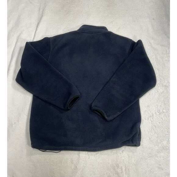 Cabela's Black Polartec Deer Buck Embroidery Fleece 1/4 Zip Sweater Size Large - Picture 9 of 9